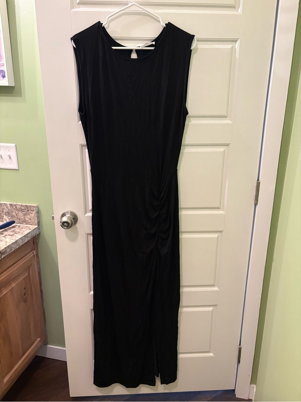 Sage Black Sleeveless Maxi Dress - Picture 2 of 3